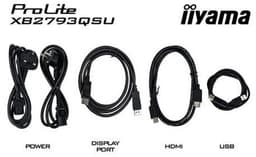 iiyama ProLite XB2793QSU-B1 - 27 inch - QHD - IPS - USB-Hub (2x) - verstelbaar — thumbnail 1