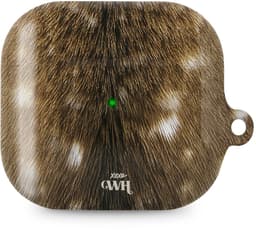 xoxo Wildhearts hoesje geschikt voor AirPods 3 - Bambi Bliss - Ook als telefoonhoesje verkrijgbaar - schokbestendige case - koptelefoonhoes - Hoesje met dierenprint - Hert - Bruin — thumbnail 1