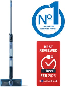 Philips OneUp Elektrische Dweil 5000 series XV5113/01 + Extra oranje dweilpad - Dweilsysteem - Vloerreiniger - Vuil water opzuigen - 2 standen - 70min dweilen - Geen emmer nodig — thumbnail 4