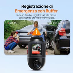 Auto Camera - Rijrecorder Dual - Veilige Rit - 360 Graden Opname - 4K Resolutie - Zwart — thumbnail 5