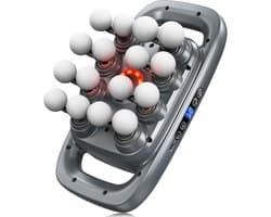Massagepistool - Spierontspanner Fasciapistool - Spierherstel Bevorderen - 16 Massagekoppen - 40 mm Slag - Zwart
