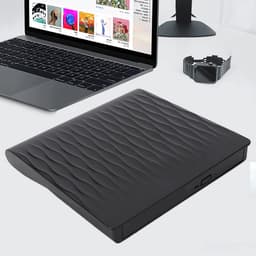 Externe CD DVD Drive - Draagbare Brander - Data Archiveren - USB 3.0 Snelheid - Compact Ontwerp - Zwart — thumbnail 2