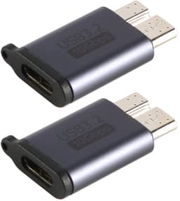 Golden crown - Adapters USB C naar Micro USB - Gegevensoverdracht - Klein en draagbaar - Externe Harde Schijf - Geschikt voor tablet en laptop — thumbnail 1