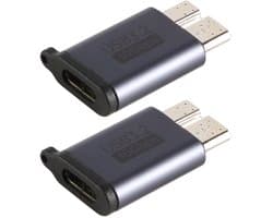 Golden crown - Adapters USB C naar Micro USB - Gegevensoverdracht - Klein en draagbaar - Externe Harde Schijf - Geschikt voor tablet en laptop