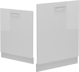 Vaatwasser Frontpaneel - Keukenfront - Keuken Integratie - Hoogglans Afwerking - 60 cm Breed - Wit — thumbnail 5