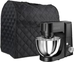 Mixer Beschermhoes - Keukenmachine Cover - Apparaat Beschermen - Wasbaar Gewatteerd Materiaal - 36x23x36cm - Zwart — thumbnail 1