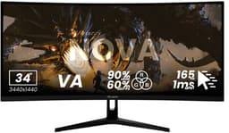 Arozzi Nova Curved 34" 34'' Curved gaming monitor — thumbnail 1