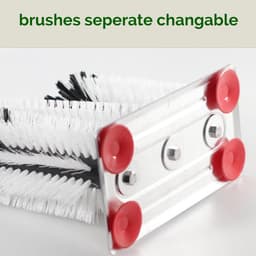 Premium glazen spoelbak voor spoelbak met 3 zuilen, glazen spoelborstel met metalen plaat en 4 verwisselbare zuigvoeten, glasspoeler, bar en gastronomie, glazen vaatwasser, cup cleaner, — thumbnail 4