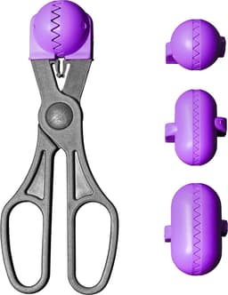Keuken Gadget - Deegvormer Ballenmaker - Snel Kroketten Maken - 4 Verwisselbare Vormen - 1 Stuk - Paars — thumbnail 1
