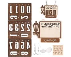 Read Book Counter | Reading Accessories - Book Reading Counter, for Library Coin Club Readers Teachers Students Writers