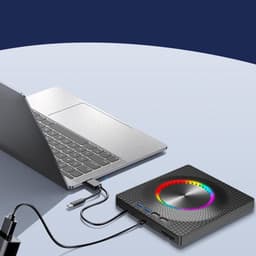 Externe Schijf - Draagbare Recorder - Gegevens Back-up - Multifunctioneel Type C - 140x160MM - Zwart — thumbnail 2