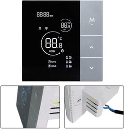Slimme Thermostaat - Vloerverwarming Controle - Energie Besparen - App Bediening - 10x10x7 cm - Wit — thumbnail 5