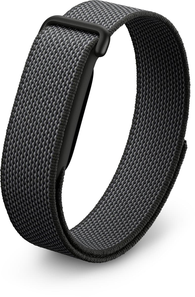 Google Fitbit Air Obsidian - Activitracker - Met zwart Actiesportbandje met klittenband — afbeelding 1