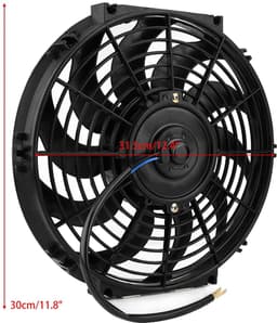 Dailygoody - Elektrische autoventilator - Universele koelventilator — thumbnail 5