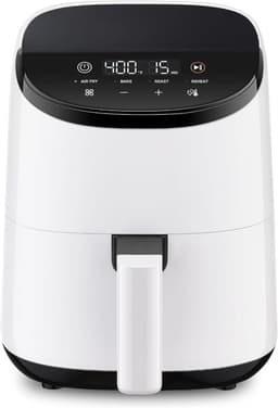 Mini Airfryer Oven - Kleine Frituurpan - Gezond Koken - Ruimtebesparend Ontwerp - 2.1 Liter - Rood — thumbnail 4