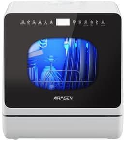 Mini-vaatwasser met 9 programma's, 5 liter watertank en touch control voor huiskeukens — thumbnail 1