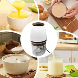 Keukenmachine Vleesmolen - Compact Apparaat - Ingrediënten Verwerken - Transparante Container - 24 x 12 x 12 cm - Uniek Kenmerk — thumbnail 4