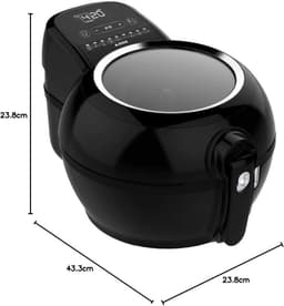 Friteuse Genius - Hetelucht Frituurpan - Gezond Koken - Automatische Menu's - 12 kg - Zwart — thumbnail 2