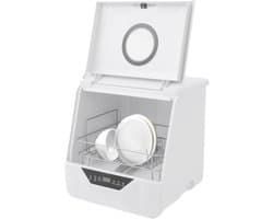 Mini Vaatwasser - Compacte Afwasser - Keuken Schoonmaken - 4 Wasprogramma's - 38.7 cm - Wit