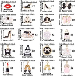 Set bedelhangertjes met kleurrijke emaille bijen van duurzame metaallegering, ideaal voor het maken van unieke insecten sieraden en accessoires — thumbnail 2