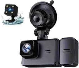Dashcam Auto - Autocamera DVR - Verkeersveiligheid - Drievoudige lens - 2 inch scherm - Zwart — thumbnail 1