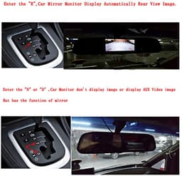 OmGoods - Dailygoody - Mirror Dash Cam - Achteruitkijkspiegelcamera - 4,3 Inch LCD - Nachtzicht - 170° Groothoek - 2-kanaals Ingang - Geschikt voor Auto en — thumbnail 5