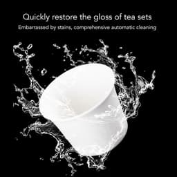 Mini Vaatwasser - Automatische Bekerreiniger - Snel Glazen Wassen - 360 Graden Reiniging - 4 Liter Capaciteit - Wit — thumbnail 4