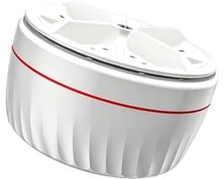 Fruitwasmachine Kom - Groente Spinner - Voedselbereiding Keuken - Diepe Reiniging Schuim - 13x13x7 cm - Wit