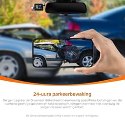 Thuys – Dual Dashcam – Voor Auto 2.7K 1944P Ultra – FHD – Voor en Achter Camera Met 2 – inch Lcd – Display – Auto Camera – WIFI – G-Sensor – App bediening — thumbnail 2
