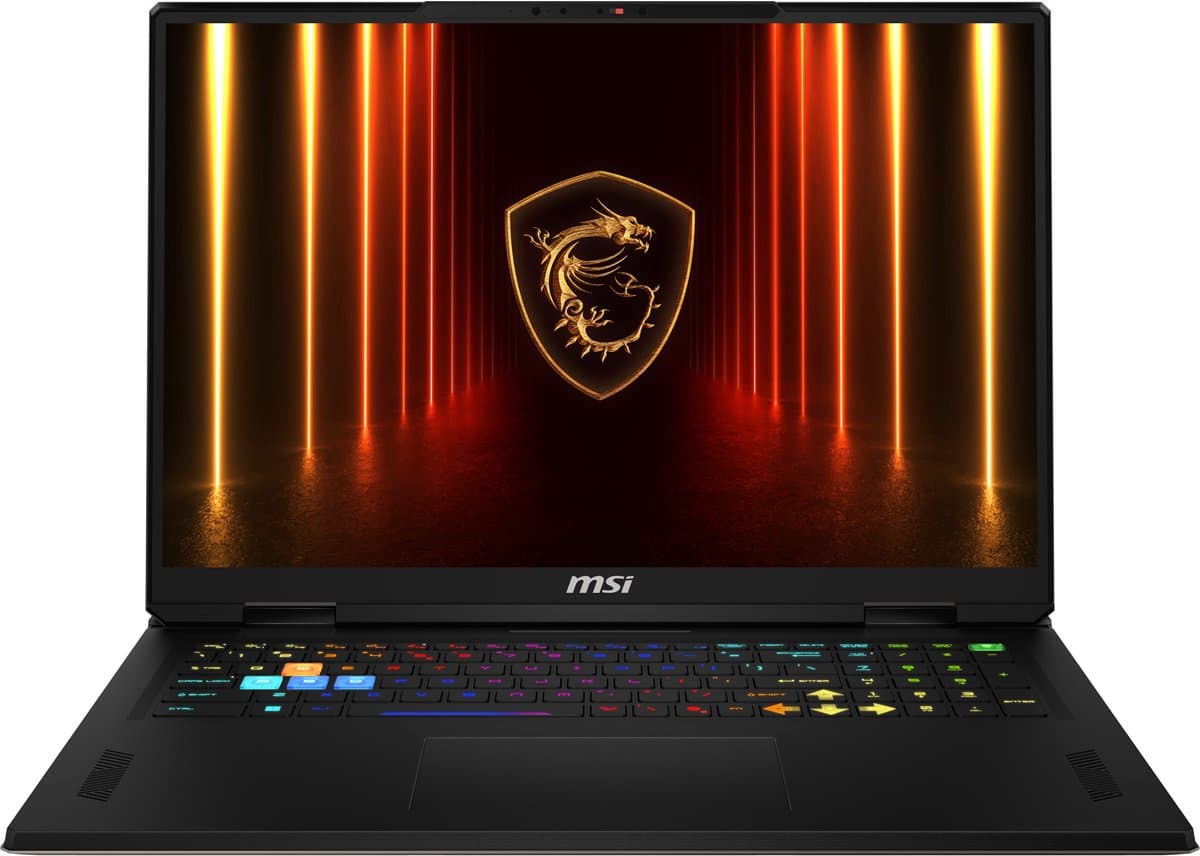 MSI Vector 18 HX AI A2XWJG-636NL - Gaming Laptop - Core Ultra 9 - RTX 5090 - 32GB/2000GB - 240 Hz - 18 inch — afbeelding 1