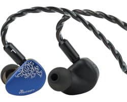 Kiwi Ears Cadenza II - In-Ear Monitors - IEM - Dynamische Driver - Audiofiele Oordoppen - Verwisselbare Kabel - Universele Pasvorm - Blauw