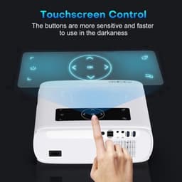 Beamer 4K WiFi - 15000 Lux Helderheid - Native 1080P Resolutie - Full HD Projector - Bluetooth Speaker - Voor Home Cinema — thumbnail 1