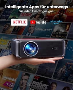 Beamer Smart - 1000 ANSI Lumen - Full HD 1080p Resolutie - LCD Scherm - Draagbaar Voor Thuisbioscoop — thumbnail 1