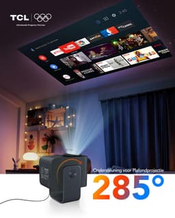 Slimme 4K Mini Beamer met Google TV en Dolby Audio — thumbnail 2