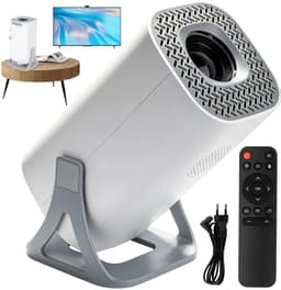 Mini Beamer - Draagbaar Projector - Android 11 - 2.4/5G WiFi & Bluetooth - 180° Draaibare Lens - 1024x600P - 1080p Ondersteuning - 40-120 Inch - HDMI & USB - Thuisbioscoop - Voor Thuis & Kantoor — thumbnail 1