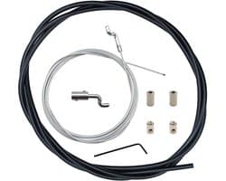 Universele gaskabel reparatieset voor mini-fiets, kart, grasmaaier, zelfmontage bediening, verstelbaar Z Bend Cabel End uiteinde