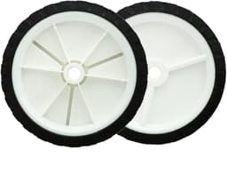 Set van 2 Universele Rubberwielen Ø150mm voor Grasmaaiers — thumbnail 1