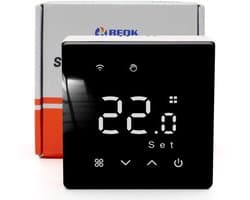 WiFi-thermostaat voor cv-ketel, batterijgevoed en Dagprogrammering,3A