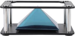 3,5-6 inch mobiele smartphone-hologramprojector, 3D-holografische displaystandaardprojector voor cartooninteractie (cilindrische stijl) — thumbnail 1