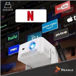 Beamer Full HD 1100 ANSI Lumen - 1080p 4K Upscaling - LED - Draagbaar - Thuisbioscoop Projector — thumbnail 3
