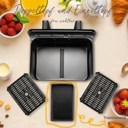 Multicooker Oven - 2200 W Vermogen - 9 Liter Inhoud - LED Touch Control - Zichtbaar Venster - Familieformaat — thumbnail 5