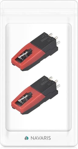 Navaris vervangende naald voor platenspeler – Universele stylus compatibel met Crosley, Ion, Jensen, Pyle, Philips, Auna, Zenith – Set van 2 — thumbnail 5