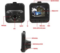 Dash Cam 1080P FHD voor Auto met Bewegingsdetectie en Spraakopname — thumbnail 3