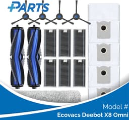Ecovacs Deebot X8 Omni Onderhoudsset (Plus.Parts® alternatief voor DKT060175) — thumbnail 1
