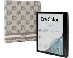 PocketBook Era Color e-reader – 7 inch E Ink Kaleido 3 kleurenscherm – 32 GB – waterdicht – Smoky Beige – DKNY editie incl. designhoes