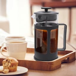 Glazen Cafetière 1000ml met Filter voor Koffie, Thee & Kruiden — thumbnail 3