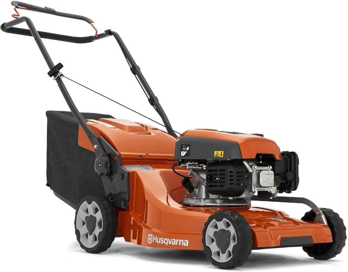 Husqvarna LC 247 benzinegrasmaaier - 2,2 kW motor, 47 cm maaibreedte, 55 l opvangbak, centrale hoogteverstelling, kogellagerwielen, robuust composiet chassis - ideaal voor middelgrote tot grote tuinen — afbeelding 1