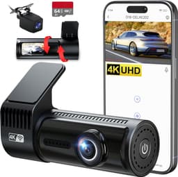 Lexium Dashcam - Daschcams - Auto - Camera - Vooruit - Achteruit - Video - Autobeveiliging - Parkeerbeveiliging - Recording - Dag en Nacht - Schadepreventie — thumbnail 1