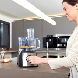 Keukenmachine 1200 W met 1,5 L karaf, 8 accessoires en roestvrijstalen afwerking — thumbnail 2