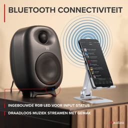 PC speakers - Audizio RS60 - Computer speakers - Gaming speakers - Bluetooth - Donkergrijs - 120W — thumbnail 4